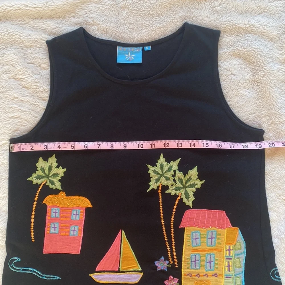 Embroidered Beach Tank - Picture 3 of 5
